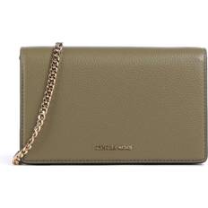 Grøn Clutch tasker Michael Kors Jet Set Medium Crossover Taske - Olivengrøn