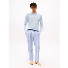 Tommy Hilfiger Sovplagg Tommy Hilfiger Ls Pant Woven Set Print - Blå