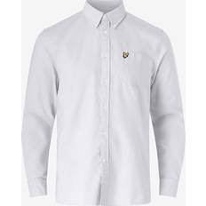 Lyle & Scott Vita Skjortor Lyle & Scott Skjorta Stripe Oxford Shirt Grå