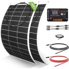 Monokristallin Solpaneler Eco-Worthy Kit Mjuk Solpanel 260 W 12 V Off-Grid-System 2 St