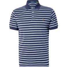 Polo Ralph Lauren Stripes Clothing Polo Ralph Lauren Custom Slim Stripe T Shirt - Navy