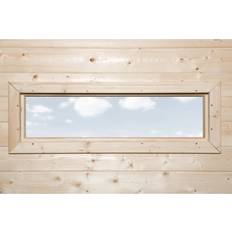 Fenster Weka Zusatzfenster 97 cm x 33 cm für Designhaus 126 und 172 Holz