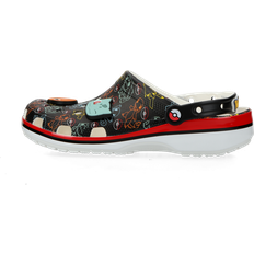 Classic pokemon Crocs Pokemon Print Classic Clog Sandals Slides - Black White