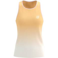 Orange - Running Tank Tops Compressport Women's Performance Singlet Running Shirt - Sand