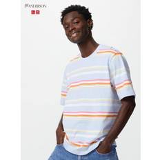 Uniqlo Japan Striped T Shirt - Blue