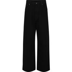 Weekday Astro Unisex Low Rise Baggy Fit Jeans - Black Rinse Wash