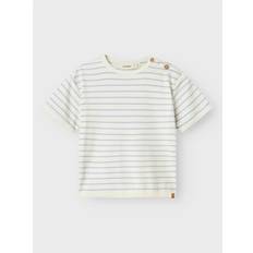Knapper T-shirts Børnetøj Lil'Atelier T-shirt GEO - Zen Blue