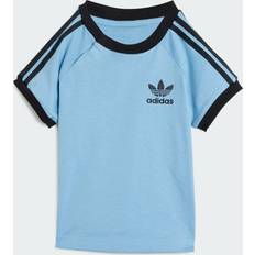 Adidas T-shirts adidas Originals 3-Stripes T-shirt - Ash Blue