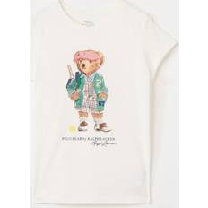 Polo Bear Cotton Jersey Tee - Vit