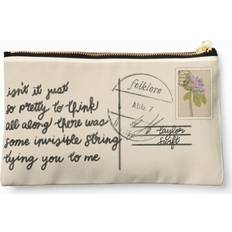 WHIBOS Makeup Bag Invisible String Taylor Swift Folklore Cosmetic Organizer - Tyvek