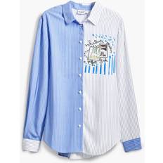 Femme Chemises Desigual Chemisier Femme A Perfect Ride - Bleu