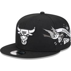 Chicago bulls cap New Era Chicago Bulls City Art Black 9FIFTY Snapback Cap
