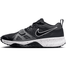 Baseball Shoes Nike Air Zoom Diamond Elite Turf Baseball Shoes - Black/White/Iron Grey/Volt