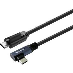 VivoLink PROUSBCMMS7A 7 m USB C USB C Angled Cable
