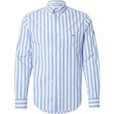 Gant Skjortor Gant Reg Classic Poplin Stripe Shirt - Blå