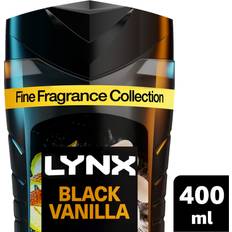 Lynx Bath & Shower Products Lynx Fine Fragrance Black Vanilla Body Wash 400ml 3 Pack