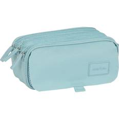 School Bags Safta Triple Carry-All Pencil Case - Blue