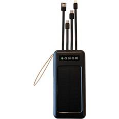 Sunmatic Bärbart Externt Batteri Med Solceller 20000 mAh