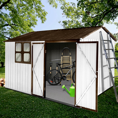 Aukfa 10FT x 8FT Outdoor Storage Shed (Building Area )
