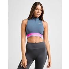 Tank Tops Montirex Icon 2.0 Racer Cropped Tank Top - Grey