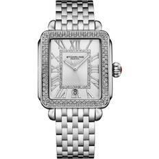Stührling VivreLuxe 34mm Rectangle Quartz Fashion Grey