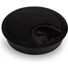 OneConcept Passe-Câble Lot De 2 60 Mm Métal Joint Brosse
