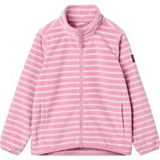 Polarn O. Pyret Outerwear Children's Clothing Polarn O. Pyret Kids' Stripe Fleece Jacket - Pink