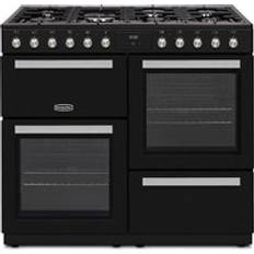Montpellier Gas Cookers Montpellier MDFRC100K 100 cm Dual Fuel Range Cooker Black