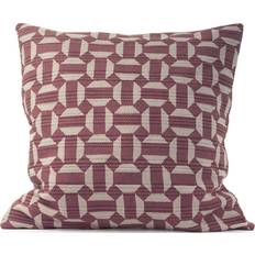 Hemtextil Ceannis Cushion Cover Dusty Printed Diamond 50 x 50 cm Kuddöverdrag Rosa (50x)