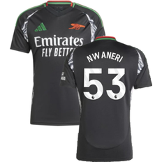 adidas Arsenal Away Shirt Nwaneri 53 Men's Black Polyester
