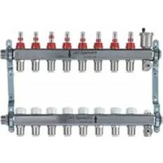 Plumbing JG Speedfit 8 Port Manifold Set Chrome 4312D