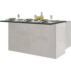 Grey Kitchen Islands Ebern Designs Pameal Wood Kitchen Island - Grey