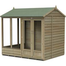 Forest Garden Forest 4Life Overlap Reverse Apex Summerhouse 8 x 6ft (Building Area )