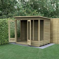 Small Cabins on sale Forest Garden Oakley Overlap Pent Summerhouse 7x5 (Building Area )