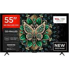 TVs TCL 55C6K-Uk 55-Inch C6K Premium Qd-Mini Led 4K Ultra Hd 144Hz Google Tv