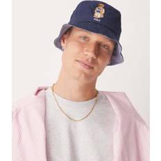Polo Ralph Lauren Herr Hattar Polo Ralph Lauren Heritage Solhatt I Twill Med Logga - Marinblå