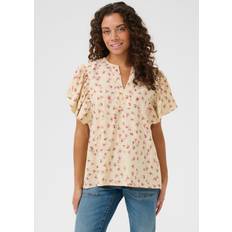 CULTURE Bluser CULTURE Bluse - Beige/Lyserød