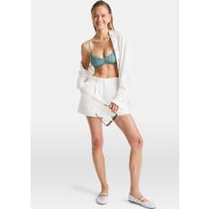 Tala Heavyweight Linen Tailored Shorts - Coconut Milk
