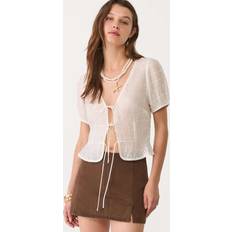 Brown Skirts Stradivarius Mini Skort With Slits - Brown