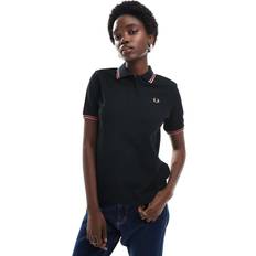 Fred Perry Twin Tipped Polo Shirt - Black/Pink