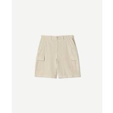 Bershka Beige Shorts Bershka Beige Bermudashorts I Cargostil - Naturlig