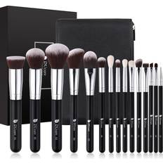 DUcare Makeup Brushes 15pcs Professional Cosmetic Brushes - Foundation Powder