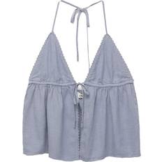Pull&Bear Dame Toppe Pull&Bear Overdel Safir - Blå