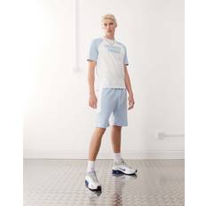 New Era Shorts New Era La Dodgers Flerfärgade Shorts Med Raglandetaljer - Blå