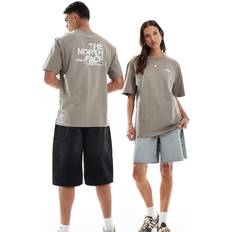 The North Face Explore Tvättad T-shirt Oversize Med Tryck Baktill - Grön