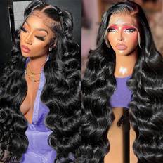 Hair Products Lanheuni 13x4 Lace Front Wigs 26 Inch Body Wave Wigs