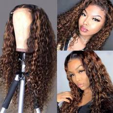 Hair Products Super idol Ombre Highlight Lace Front Wigs 1B/30 Black and Brown
