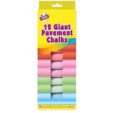 Sidewalk Chalk Artbox Artbox 12 Giant Pavement Chalks Coloured Blackboard