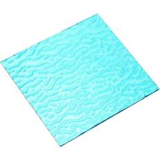 Blue Mosaic tiles Uxcell Stained Glass Sheet Mosaic Tile 3.9 Inch x 3.9 Inch Sea Blue