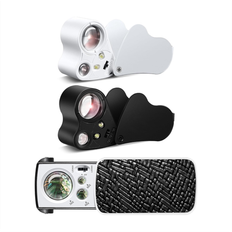 Magnifiers & Loupes Typecat 3 Pack Jewelers Loupe 30X 60X 90X Illuminated Eye Magnifier